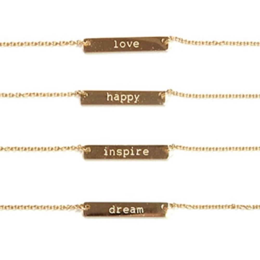 Jook and Nona ‘INSPIRE’ 18k Gold-Plated Necklace